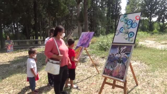 49 yaşında ressam oldu, sergi açtı